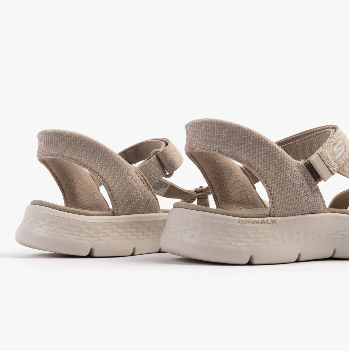 Skechers 141481/TPE GO WALK FLEX SANDAL - ILLUMINATE Womens Sandals Taupe