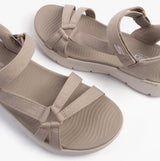 Skechers 141481/TPE GO WALK FLEX SANDAL - ILLUMINATE Womens Sandals Taupe