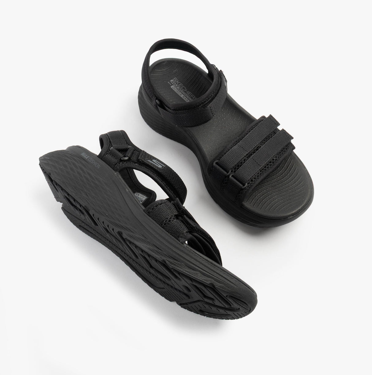 Skechers 141617/BBK MAX CUSHIONING ELITE 2.0 - JESSIE Womens Sandals Black