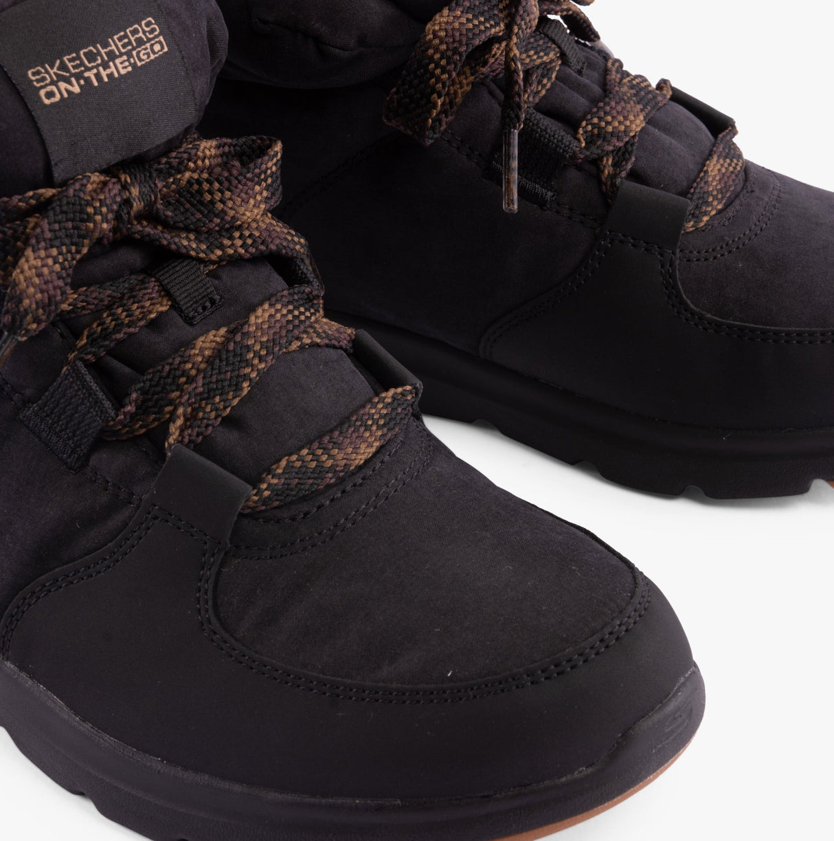 Skechers 144194/BLK GLACIAL ULTRA-TREND UP Womens Boots Black