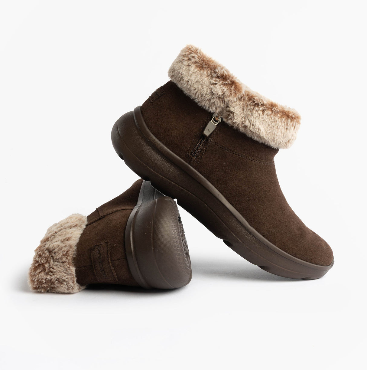 Skechers ON-THE-GO ENCORE - SNOW-CAPPE Womens Boots Chocolate