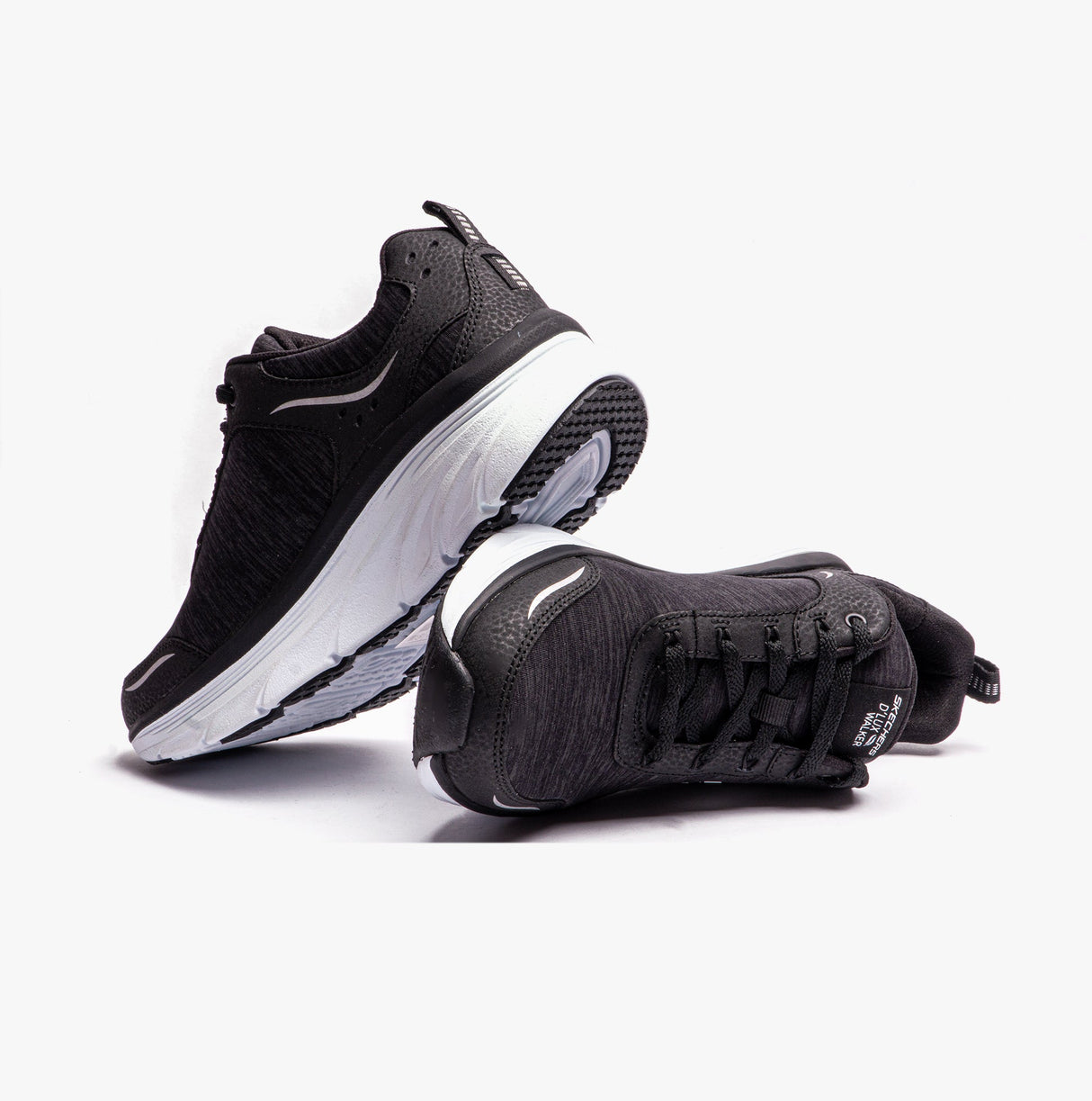 Skechers 149336/BKW D'LUX WALKER-COOL GROOVE Womens Trainers Black/White