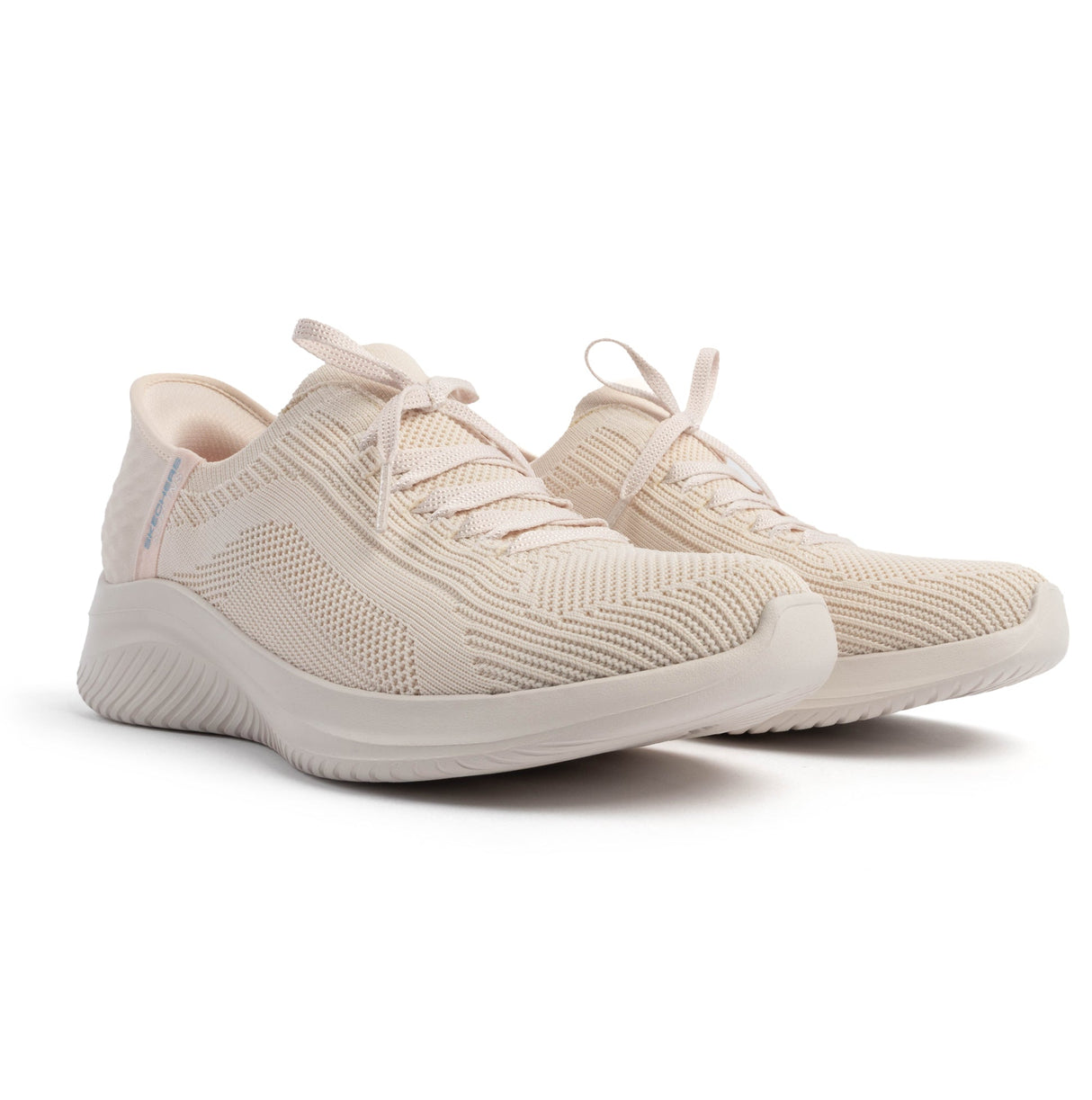 Skechers 149710/NAT ULTRA FLEX 3.0-BRILLIANT PATH Womens Slip-On Natural/Purple