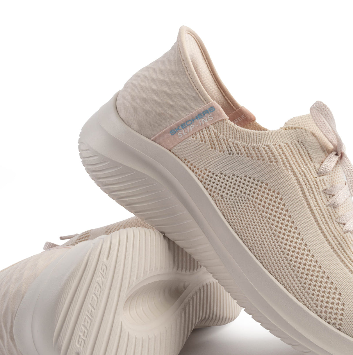 Skechers 149710/NAT ULTRA FLEX 3.0-BRILLIANT PATH Womens Slip-On Natural/Purple