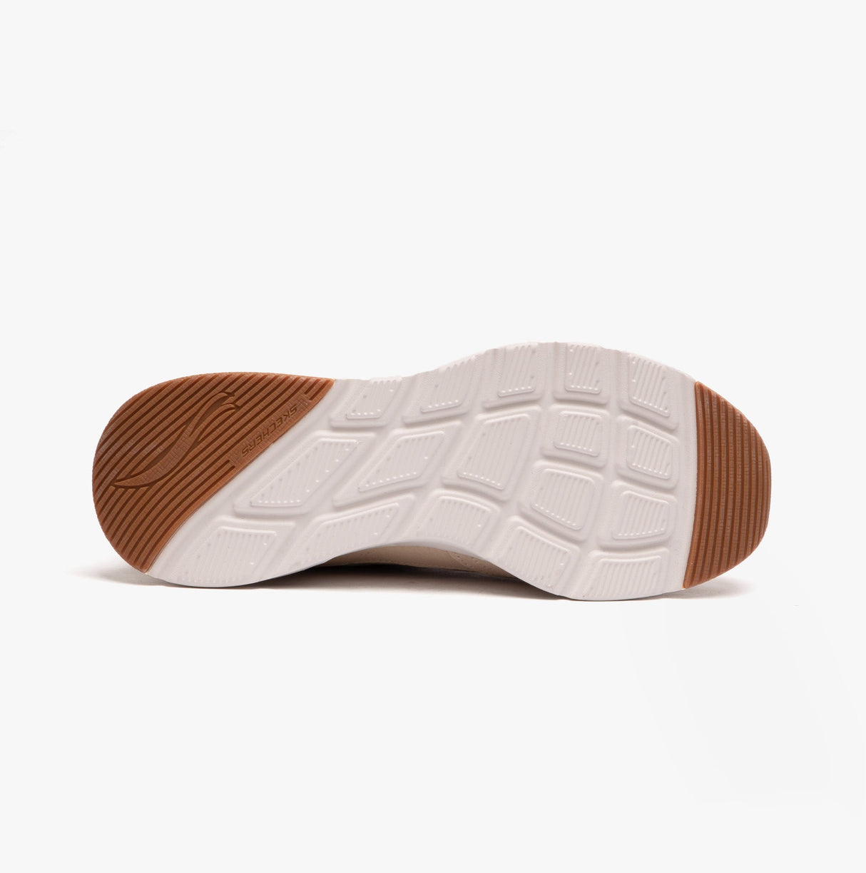 Skechers 149947/NTBK SKECH-AIR COURT - COOL AVENUE Womens Trainers Natural/Black