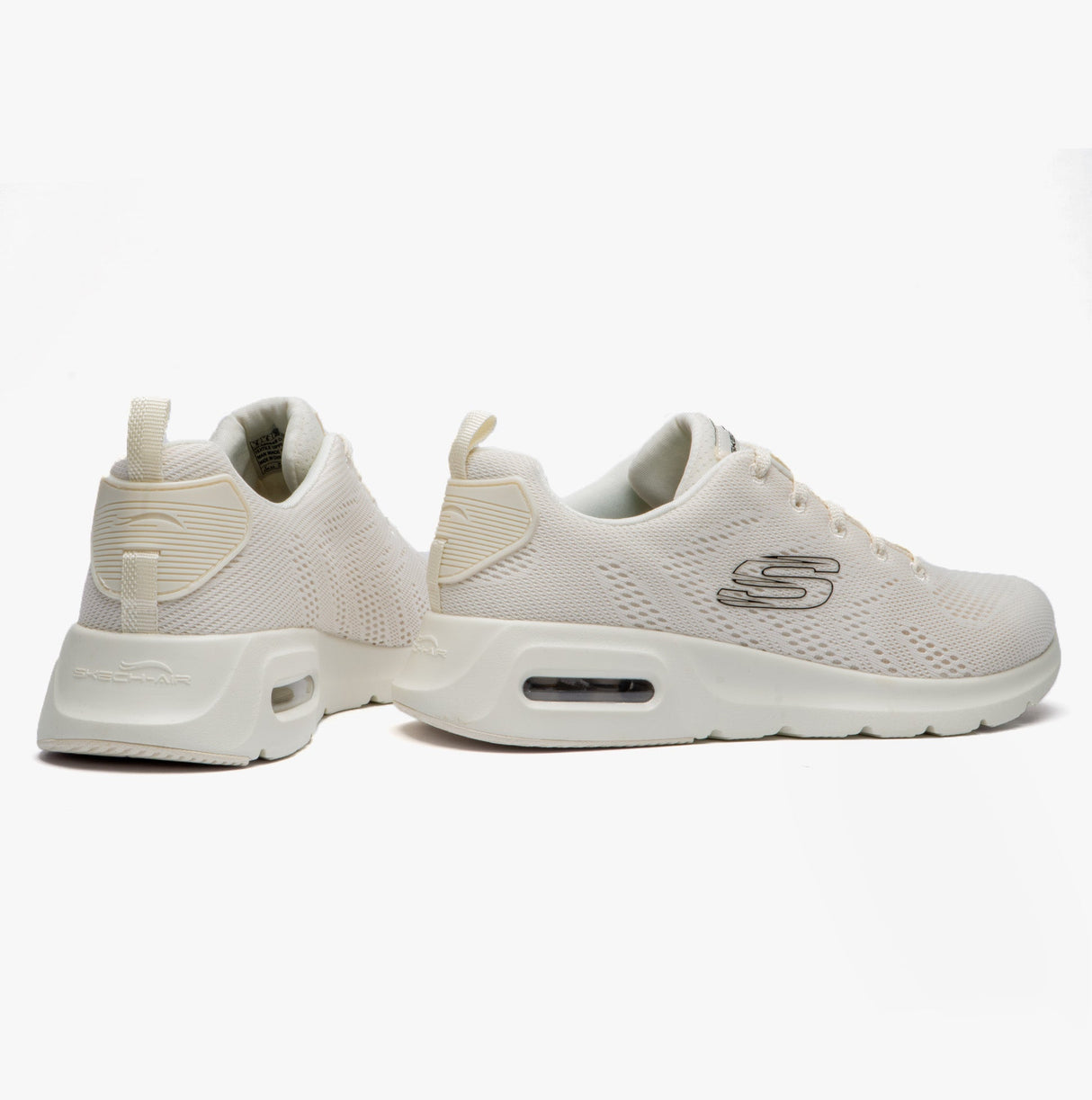 Skechers 149948/NTBK SKECH-AIR COURT - SLICK AVENUE Womens Trainers Natural/Black