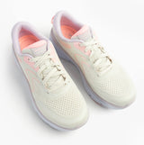 Skechers 150007/OFPK D'LUX WALKER 2.0-ACTIVE PACE Womens Trainers Off White/Pink