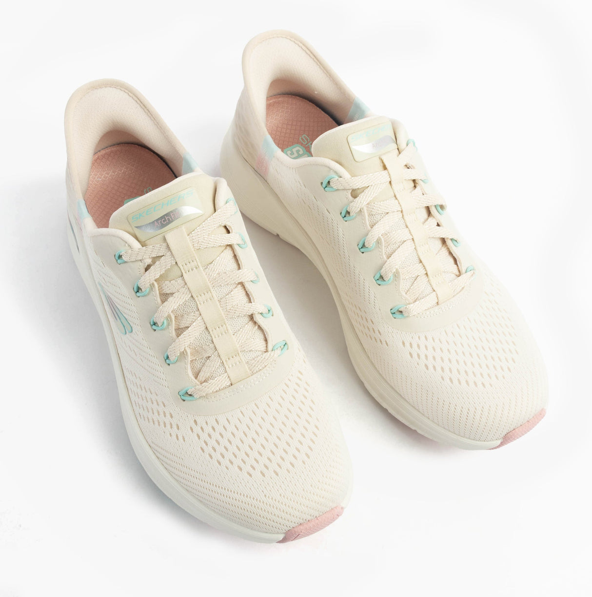 Skechers 150066/NTPK ARCH FIT 2.0 - EASY CHIC Womens Trainers Natural Pink