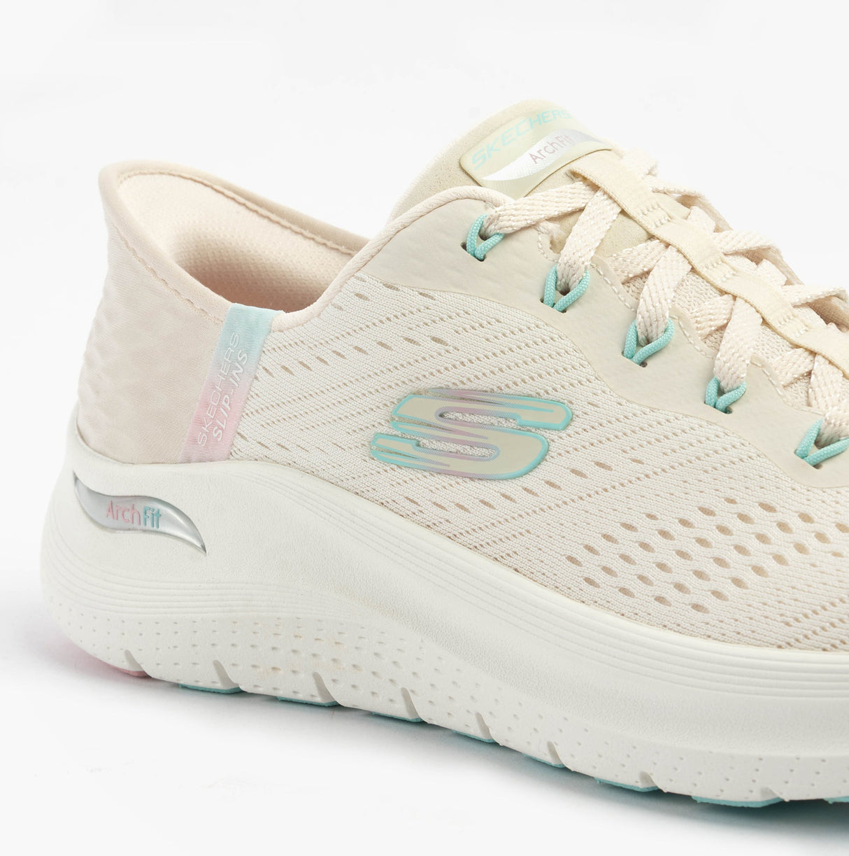 Skechers 150066/NTPK ARCH FIT 2.0 - EASY CHIC Womens Trainers Natural Pink