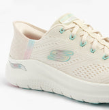 Skechers 150066/NTPK ARCH FIT 2.0 - EASY CHIC Womens Trainers Natural Pink