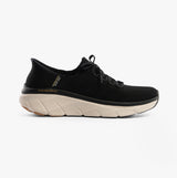 Skechers 150105/BKTN D'LUX WALKER 2.0-THRILL MOVEM Womens Trainers Black/Tan