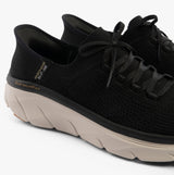 Skechers 150105/BKTN D'LUX WALKER 2.0-THRILL MOVEM Womens Trainers Black/Tan