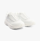 Skechers 150106/WSL D'LUX WALKER 2.0-GOLDEN STEP Womens Trainers White/Silver