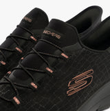 Skechers 150128/BKGD SUMMITS-CLASSY NIGHT Womens Trainers Black/Gold