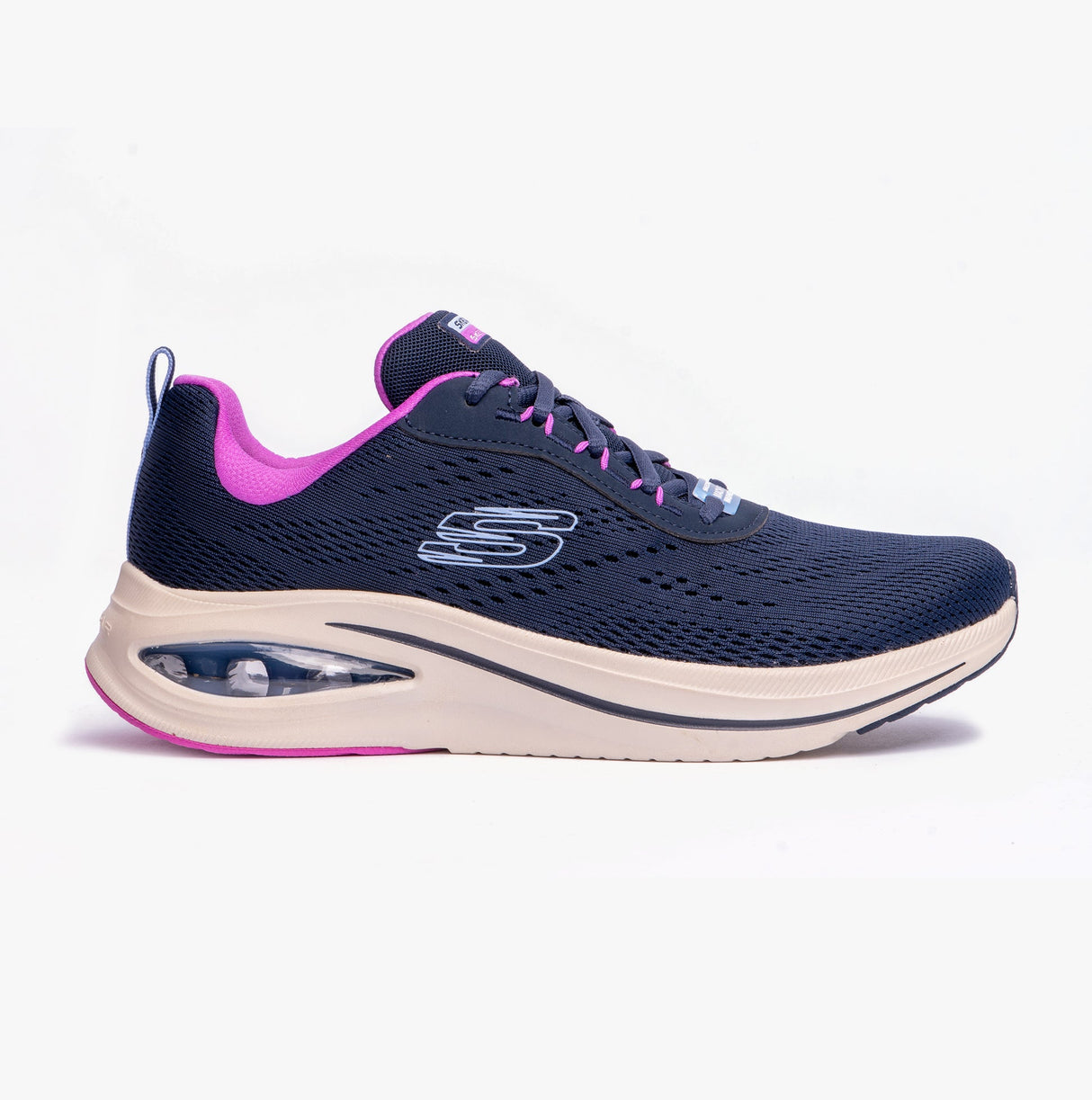 Skechers 150131/NVMT SKECH-AIR META-AIRED OUT Womens Trainers Navy/Multi