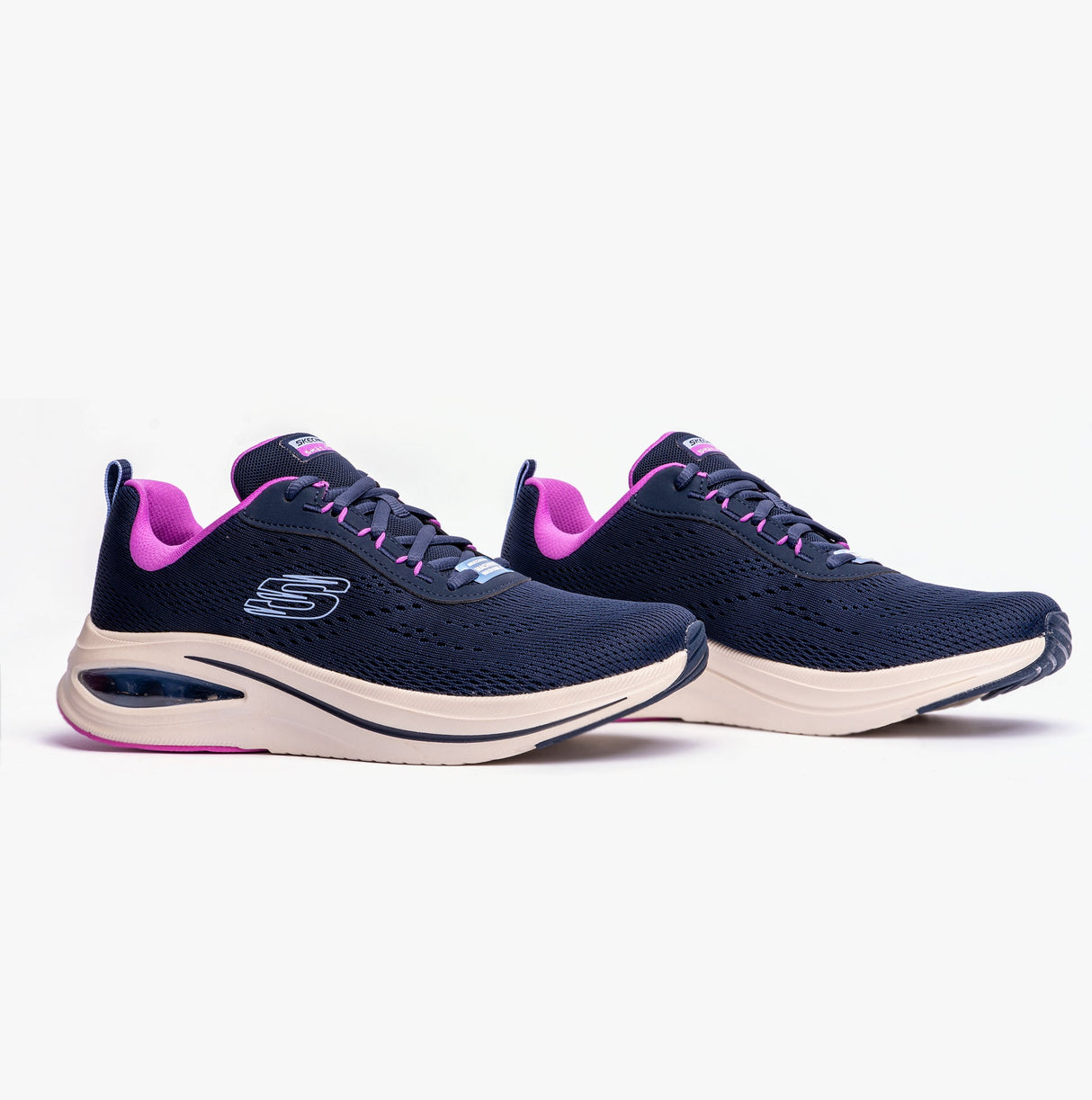 Skechers 150131/NVMT SKECH-AIR META-AIRED OUT Womens Trainers Navy/Multi