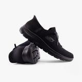 Skechers 150263/BBK SUMMITS-NEW DAILY Womens Trainers Black