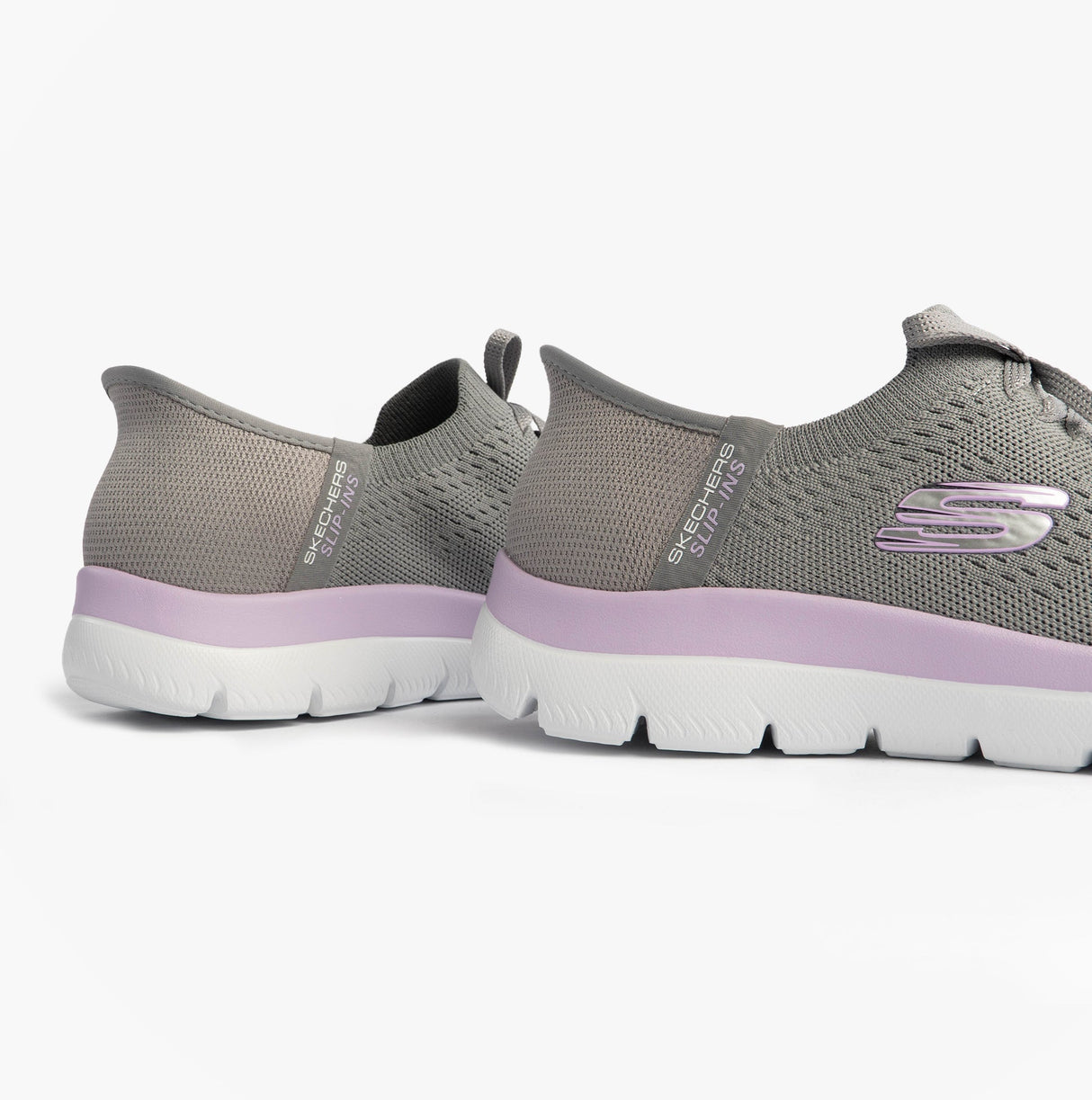 Skechers 150263/GYLV SUMMITS-NEW DAILY Womens Trainers Grey/Lavender