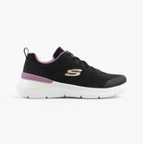 Skechers 150370/BKMV SKECH-AIR DYNAMIGHT 2.0 - NEW Womens Trainers Black/Mauve