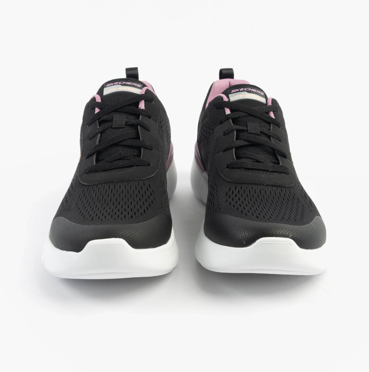 Skechers 150370/BKMV SKECH-AIR DYNAMIGHT 2.0 - NEW Womens Trainers Black/Mauve