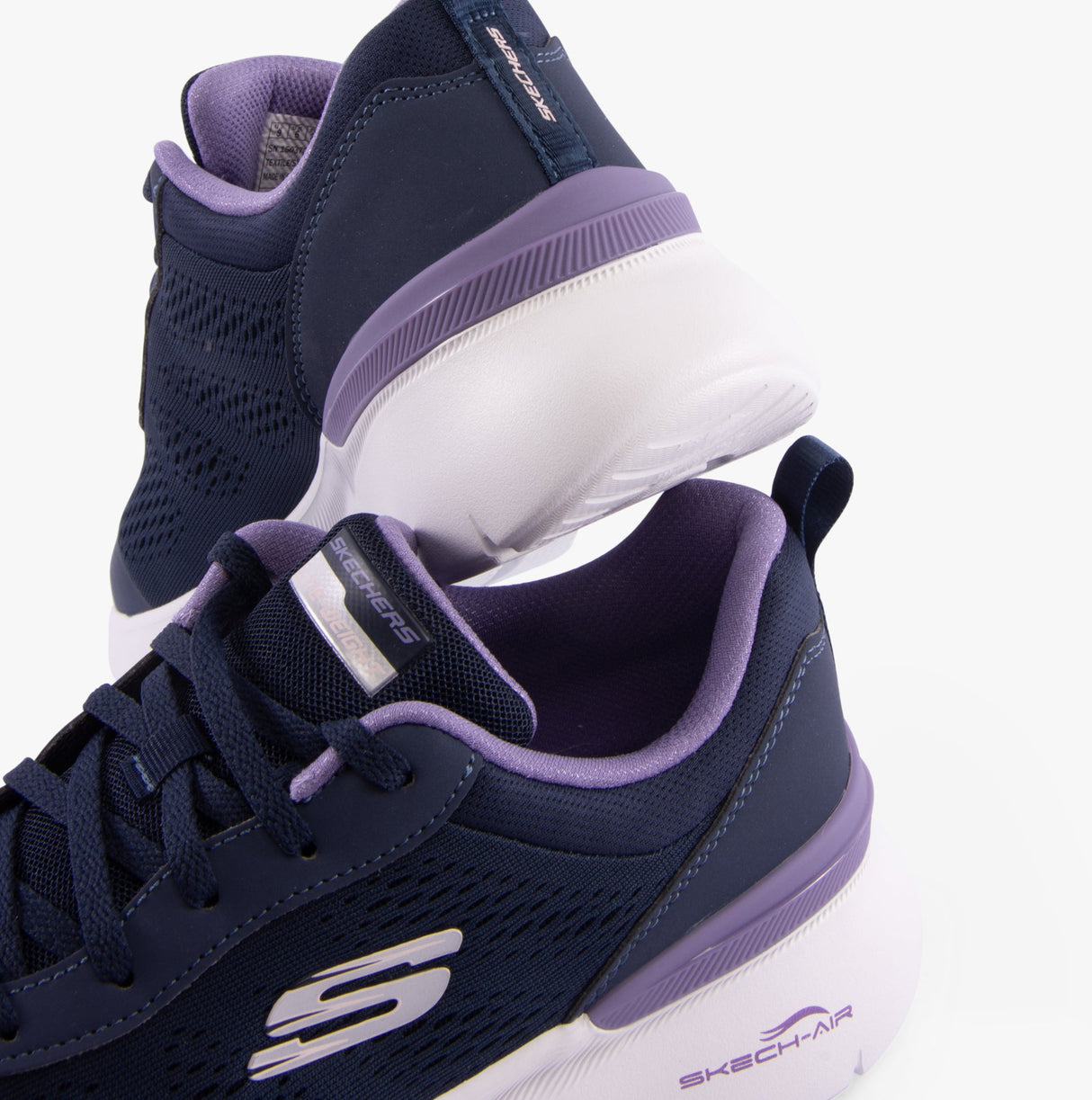 Skechers 150370/NVLV SKECH-AIR DYNAMIGHT 2.0 - NEW Womens Trainers Navy/Lavender