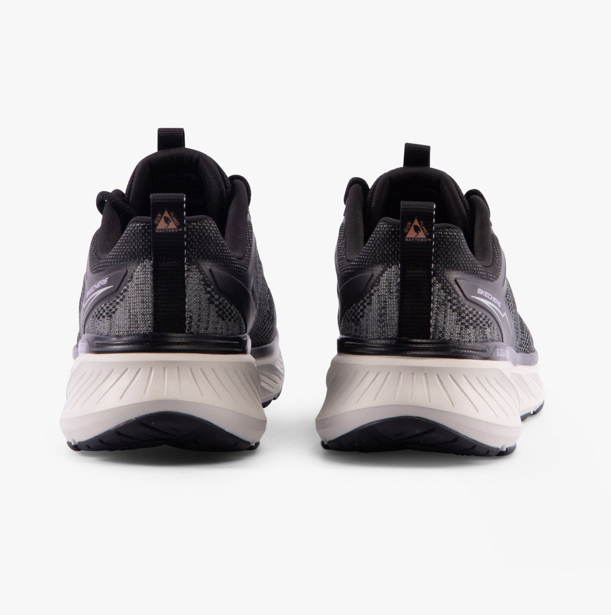 Skechers 150471/BKLV EDGERIDE-POWER FLOW Womens Trainers Black/Lavender