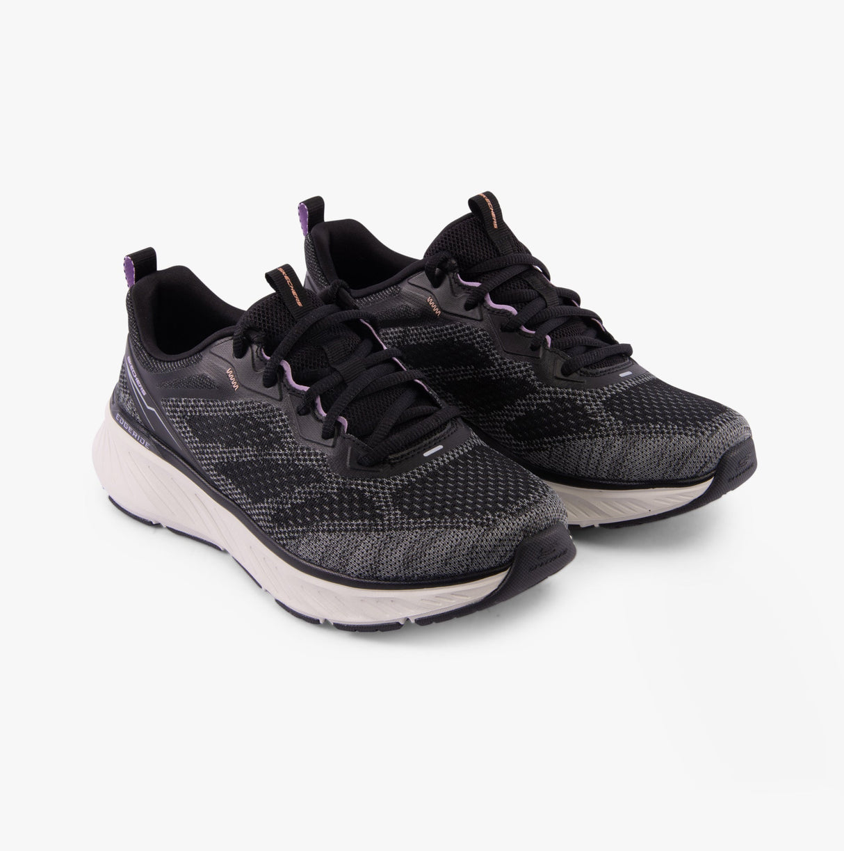Skechers 150471/BKLV EDGERIDE-POWER FLOW Womens Trainers Black/Lavender