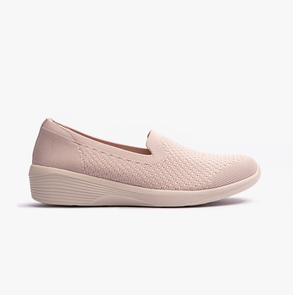 Skechers 158761/NAT ARYA - CLEAR SKIES Womens Shoes Natural/Purple