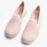 Skechers 158761/NAT ARYA - CLEAR SKIES Womens Shoes Natural/Purple