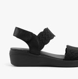 Skechers 163165/BBK ARYA - ON THE RISE Womens Sandals Black