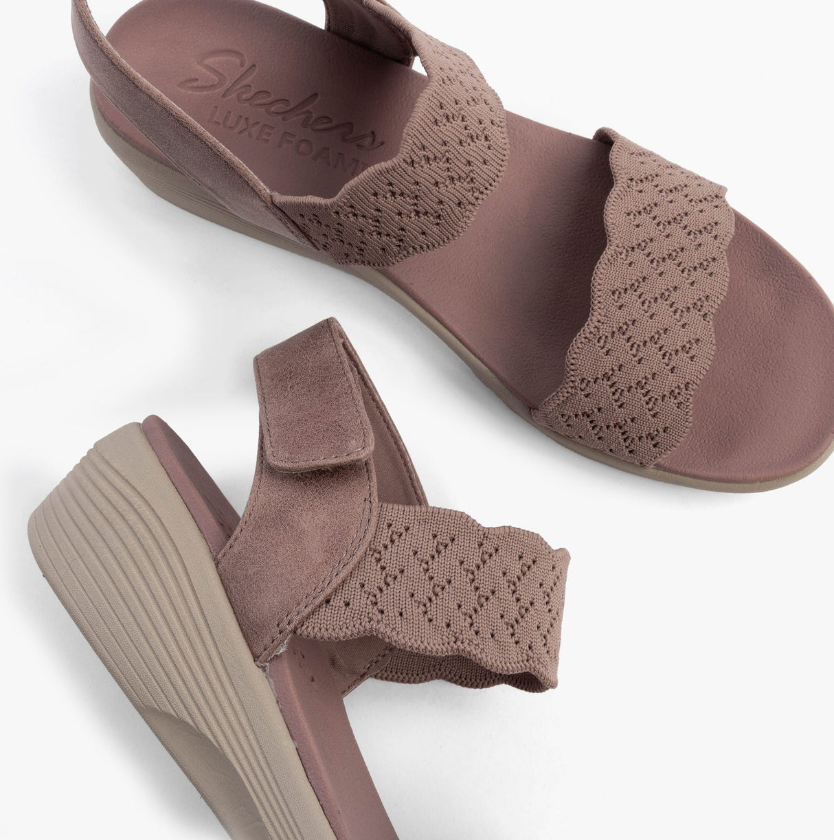 Skechers 163165/MVE ARYA - ON THE RISE Womens Sandals Mauve/Pink