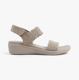 Skechers 163165/TPE ARYA - ON THE RISE Womens Sandals Taupe