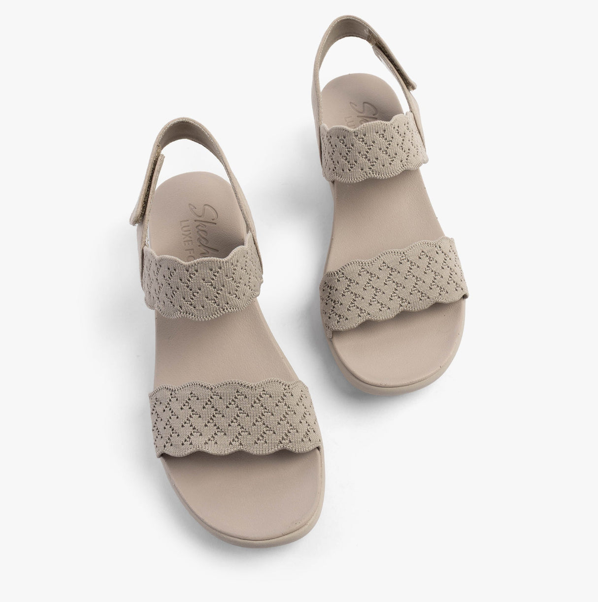 Skechers 163165/TPE ARYA - ON THE RISE Womens Sandals Taupe