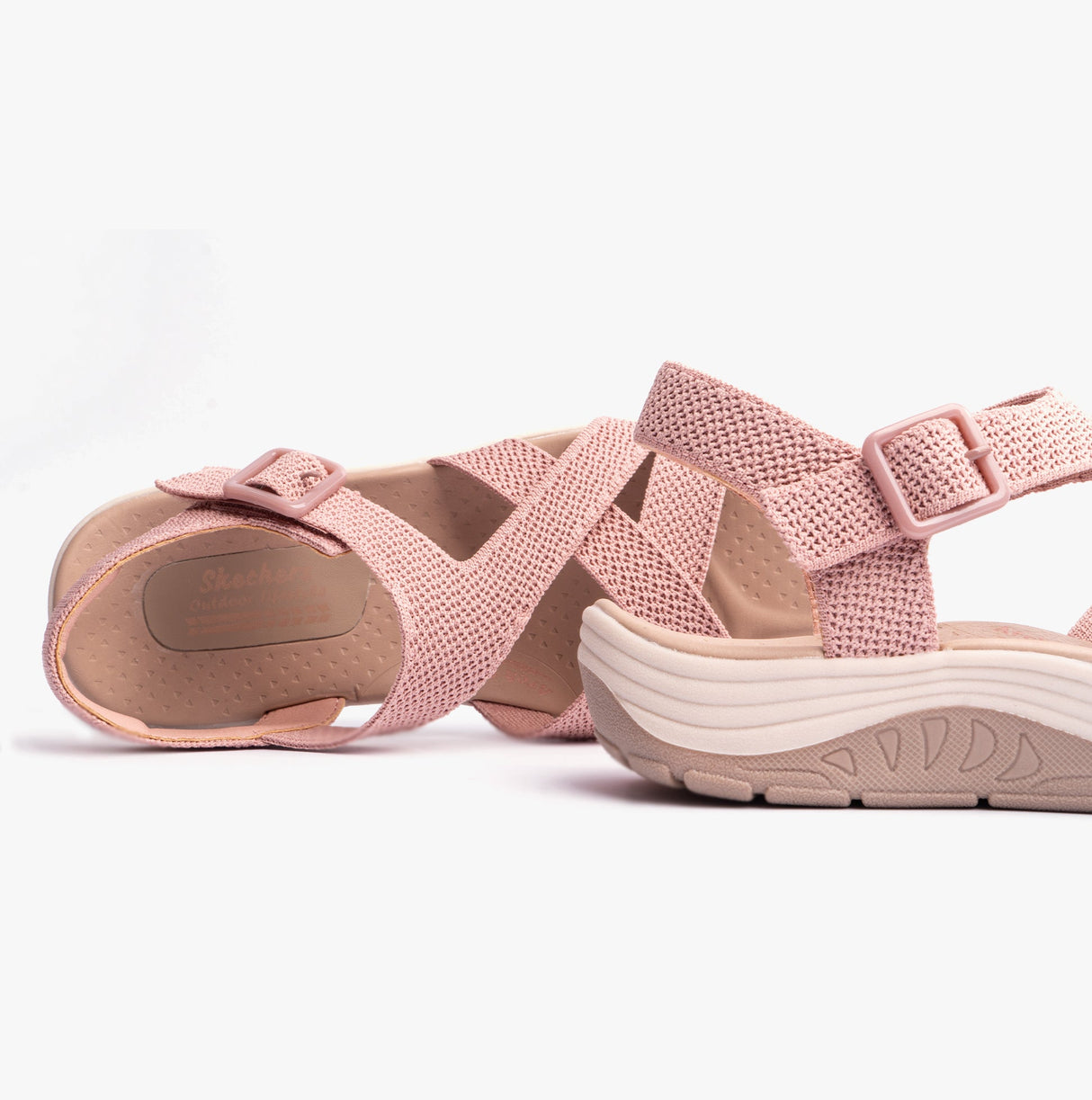 Skechers 163198/BLSH REGGAE CUP Womens Sandals Blush