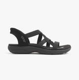 Skechers 163460/BBK REGGAE SLIM - STRETCH FLEX Womens Sandals Black