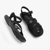 Skechers 163573/BBK REGGAE SLIM - COFFEE RUN Womens Sandals Black