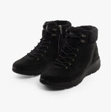 Skechers 16677/BBK GLACIAL ULTRA - WOODLANDS Womens Boots Black