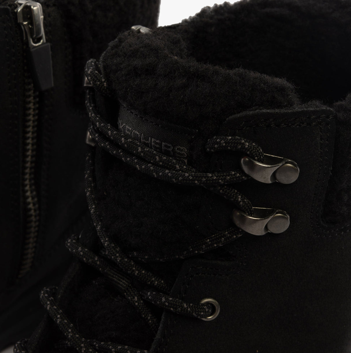 Skechers 16677/BBK GLACIAL ULTRA - WOODLANDS Womens Boots Black