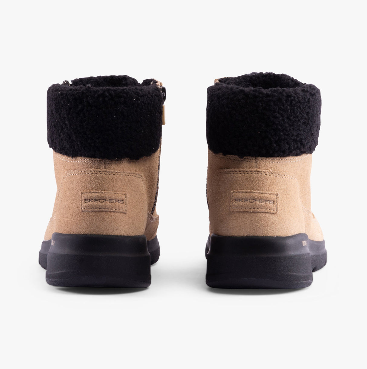 Skechers 16677/NTBK GLACIAL ULTRA - WOODLANDS Womens Boots Natural/Black