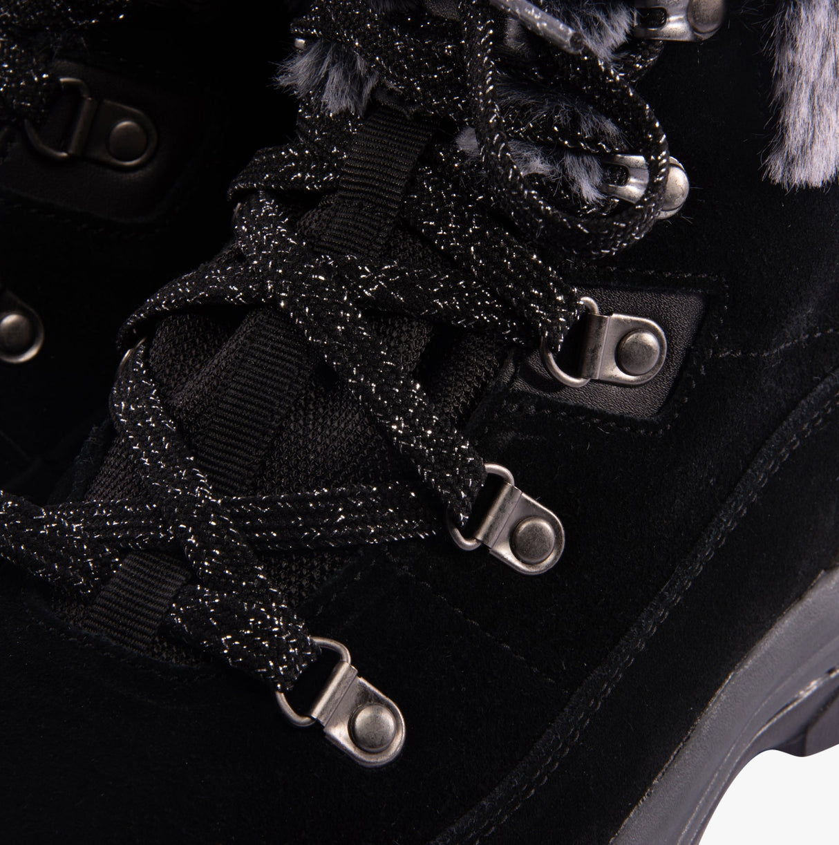 Skechers 167882/BLK TREGO - SNOW WORRIES Womens Boots Black