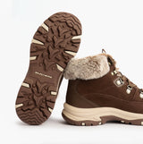 Skechers TREGO - SNOW WORRIES Womens Boots Chocolate