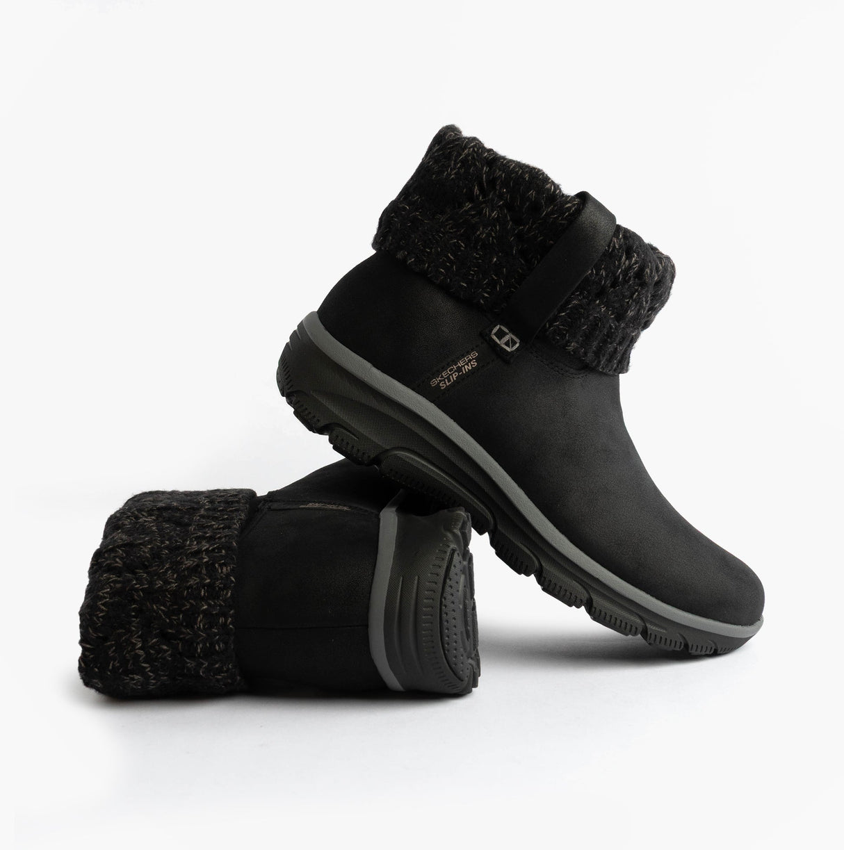 Skechers EASY GOING - COZY WEATHER 2 Womens Boots Black