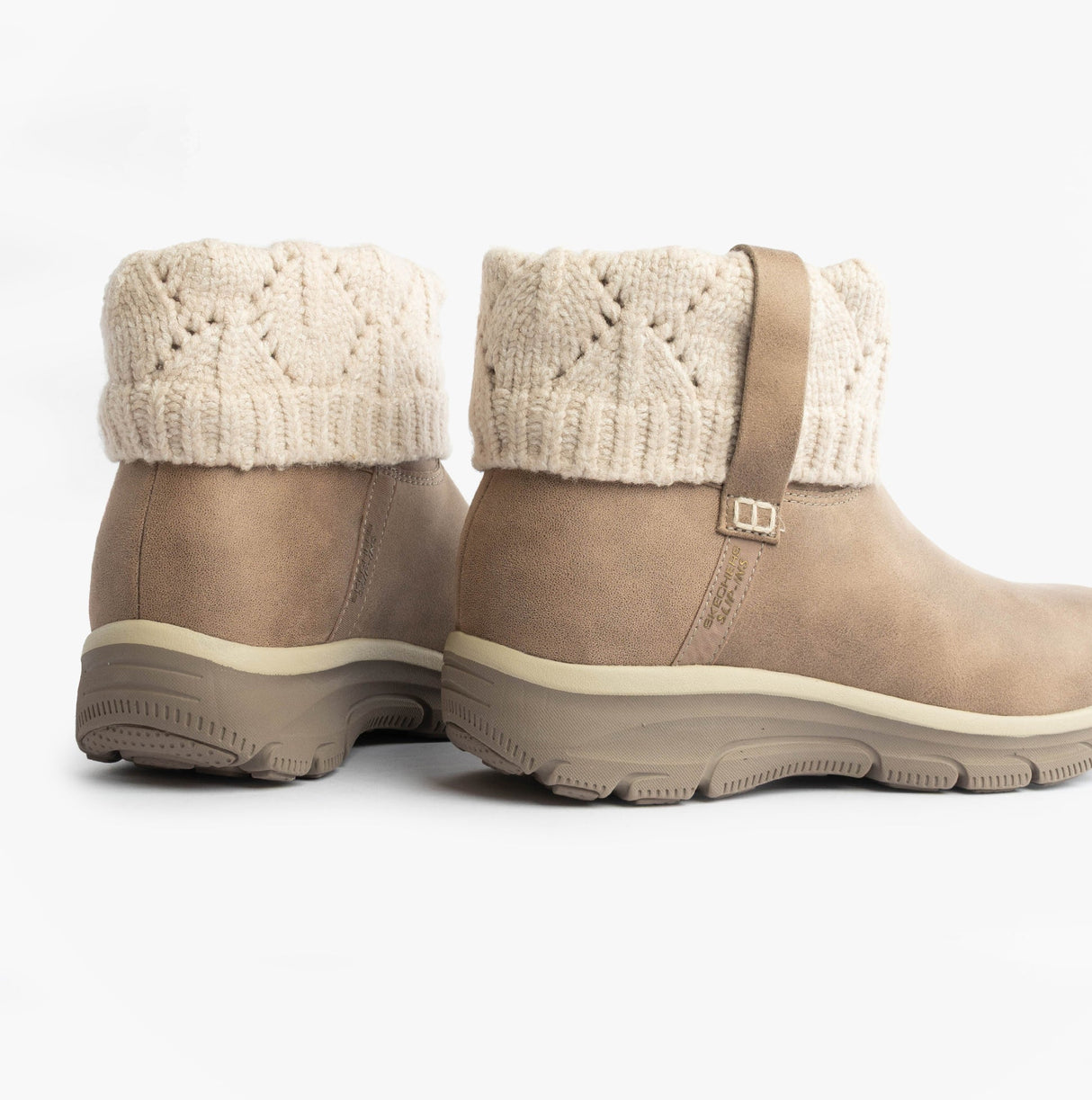 Skechers EASY GOING - COZY WEATHER 2 Womens Boots Taupe