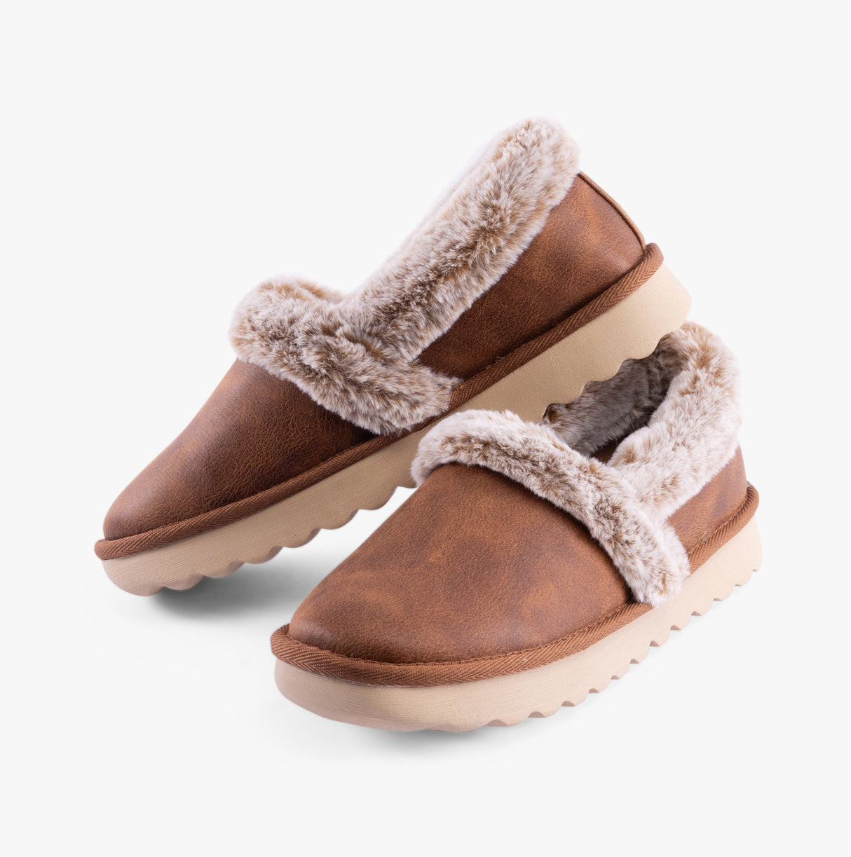 Skechers 169027/CSNT COZY UP Womens Slippers Chestnut