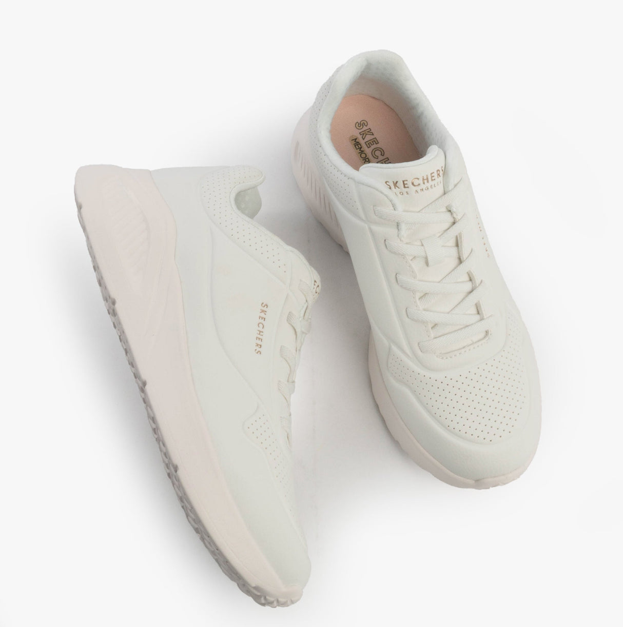 Skechers 177289/WHT UNO LITE - LITE WORK Womens Trainers White