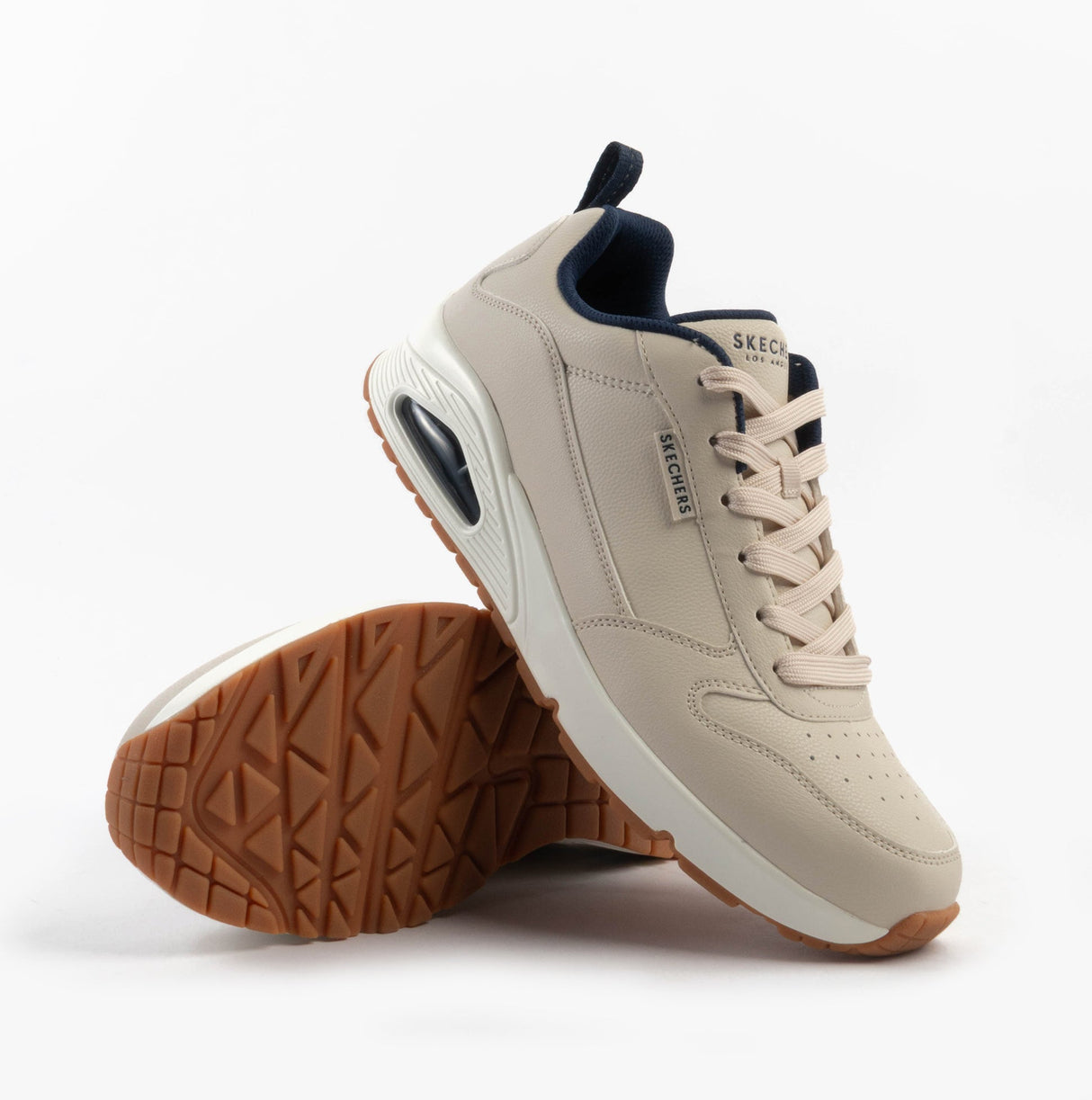 Skechers 183012/WBL UNO - ALDER Mens Trainers White Blue