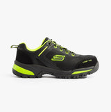 Skechers Work 200188EC GATLON Mens Safety Trainers Black/Lime