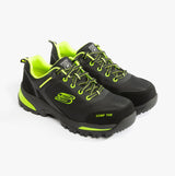 Skechers Work 200188EC GATLON Mens Safety Trainers Black/Lime