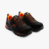 Skechers Work 200188EC GATLON Mens Safety Trainers Black/Orange