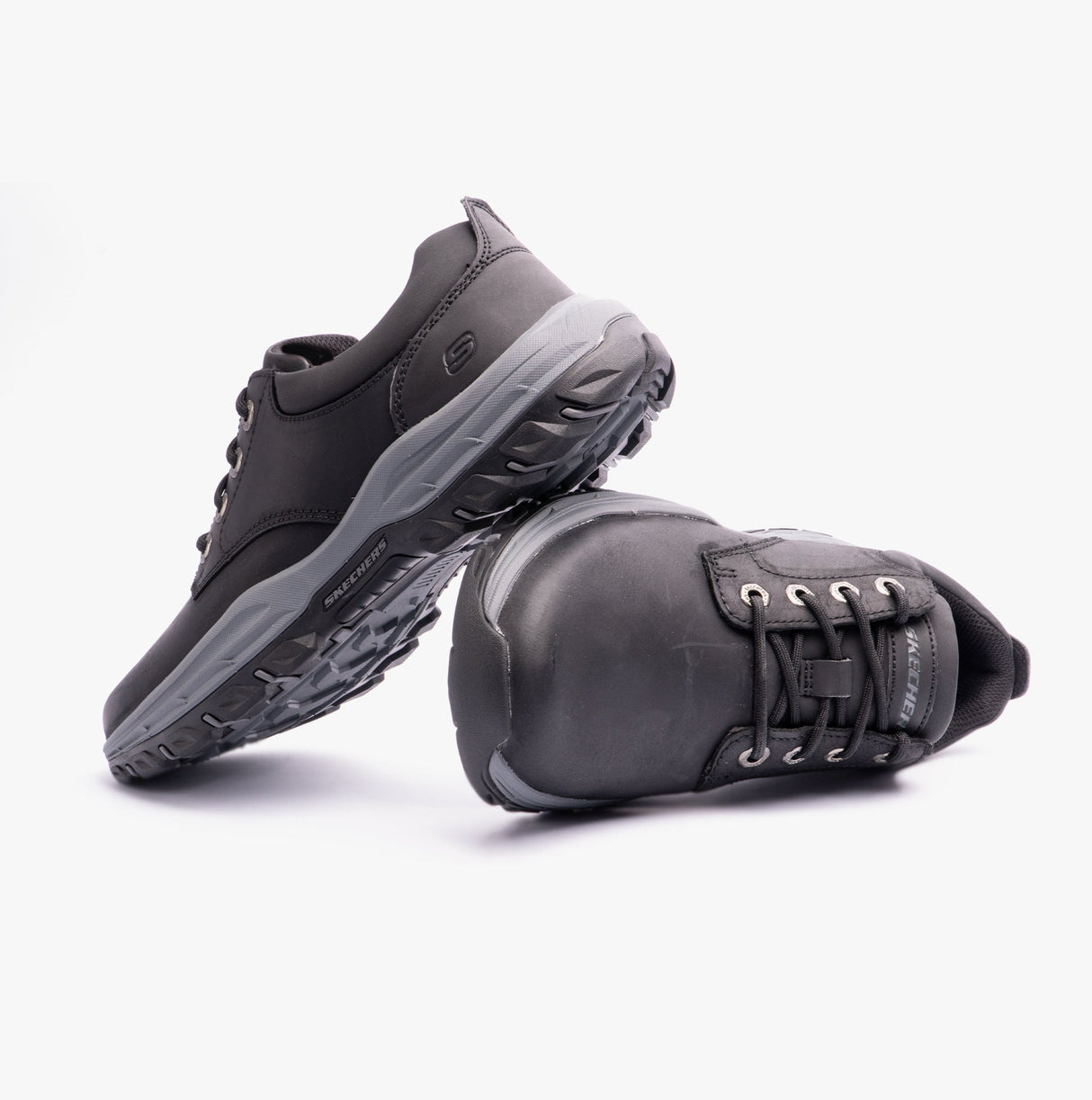 Skechers 204920/BLK RELAXED FIT: KNOWLSON - LELAND Mens Trainers Black